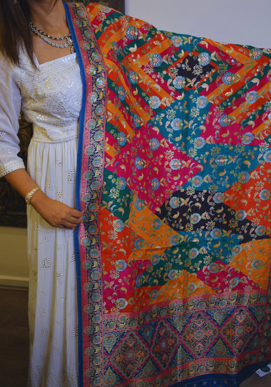 Dola Silk - Banarasi - Multicolour