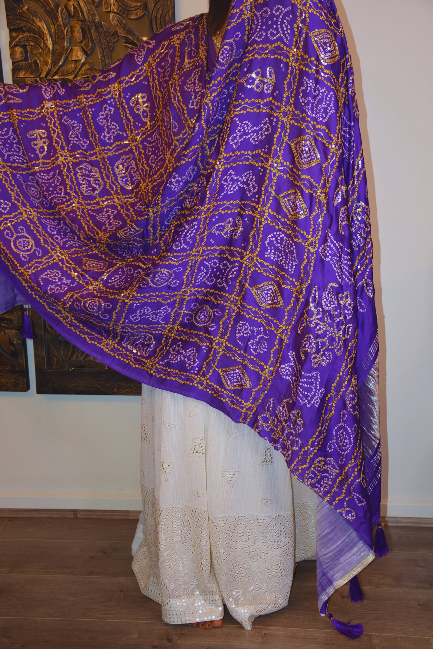 Bandhani Dupatta Blue