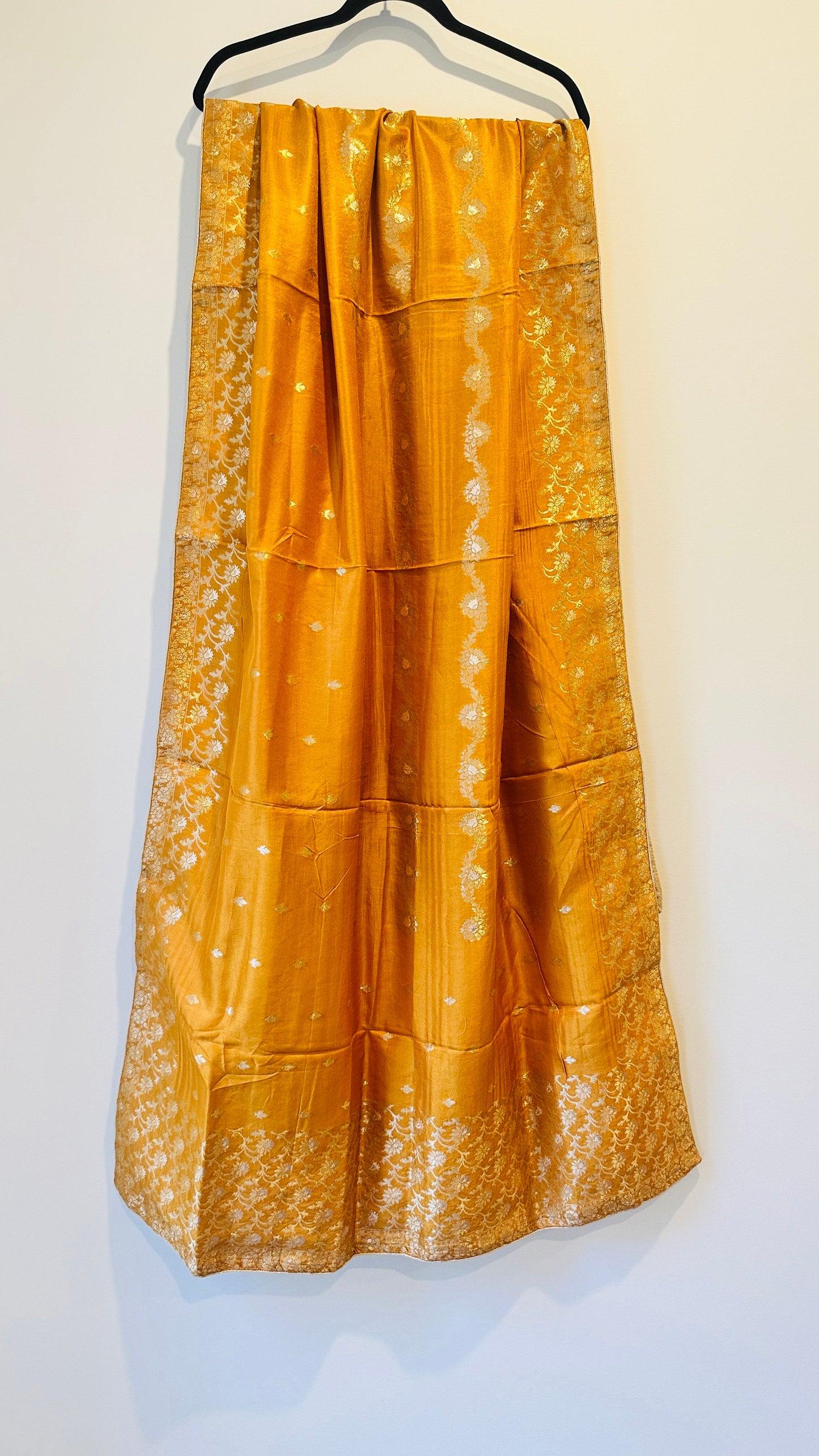 Silk Dupatta - Yellow