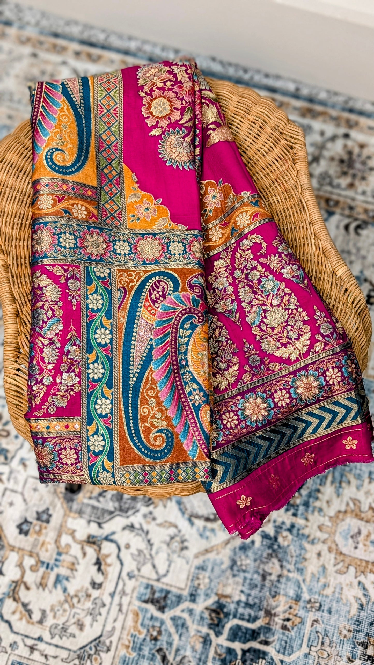Raagya - Banarasi Dupatta - Red