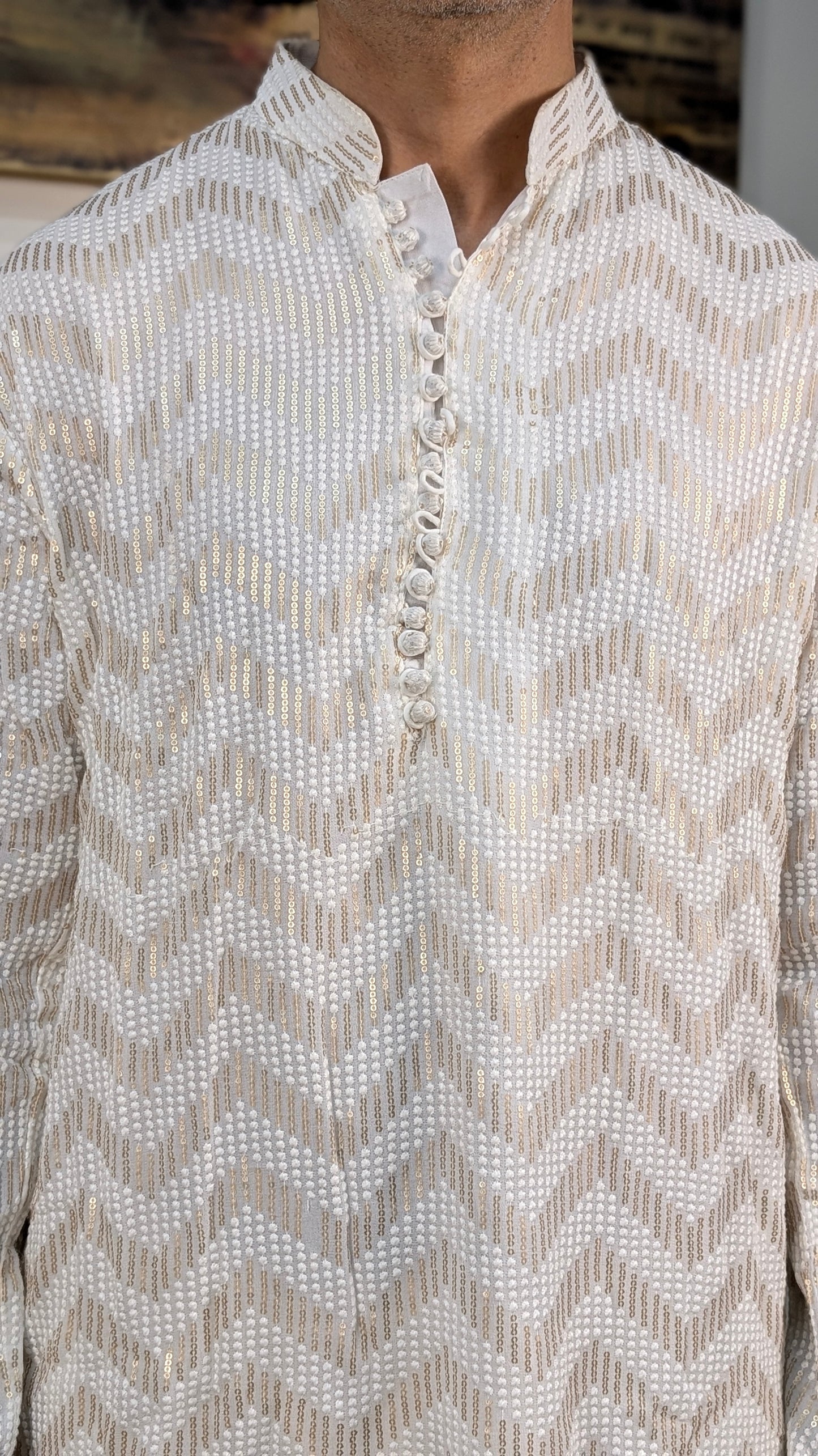 Musaafir - Chikan Sequins - Design 1665
