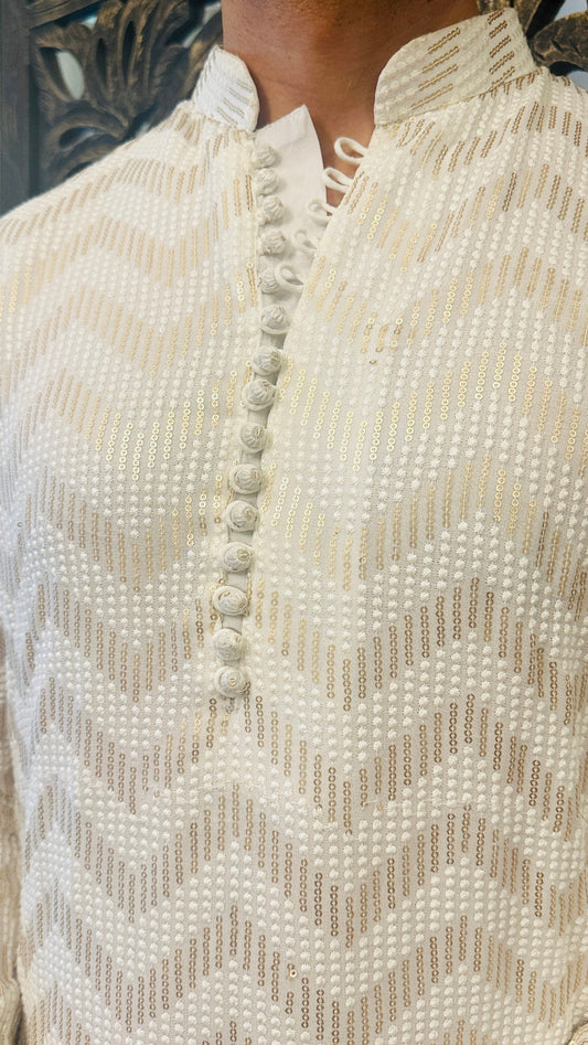 Musaafir - Chikan Sequins - Design 1665