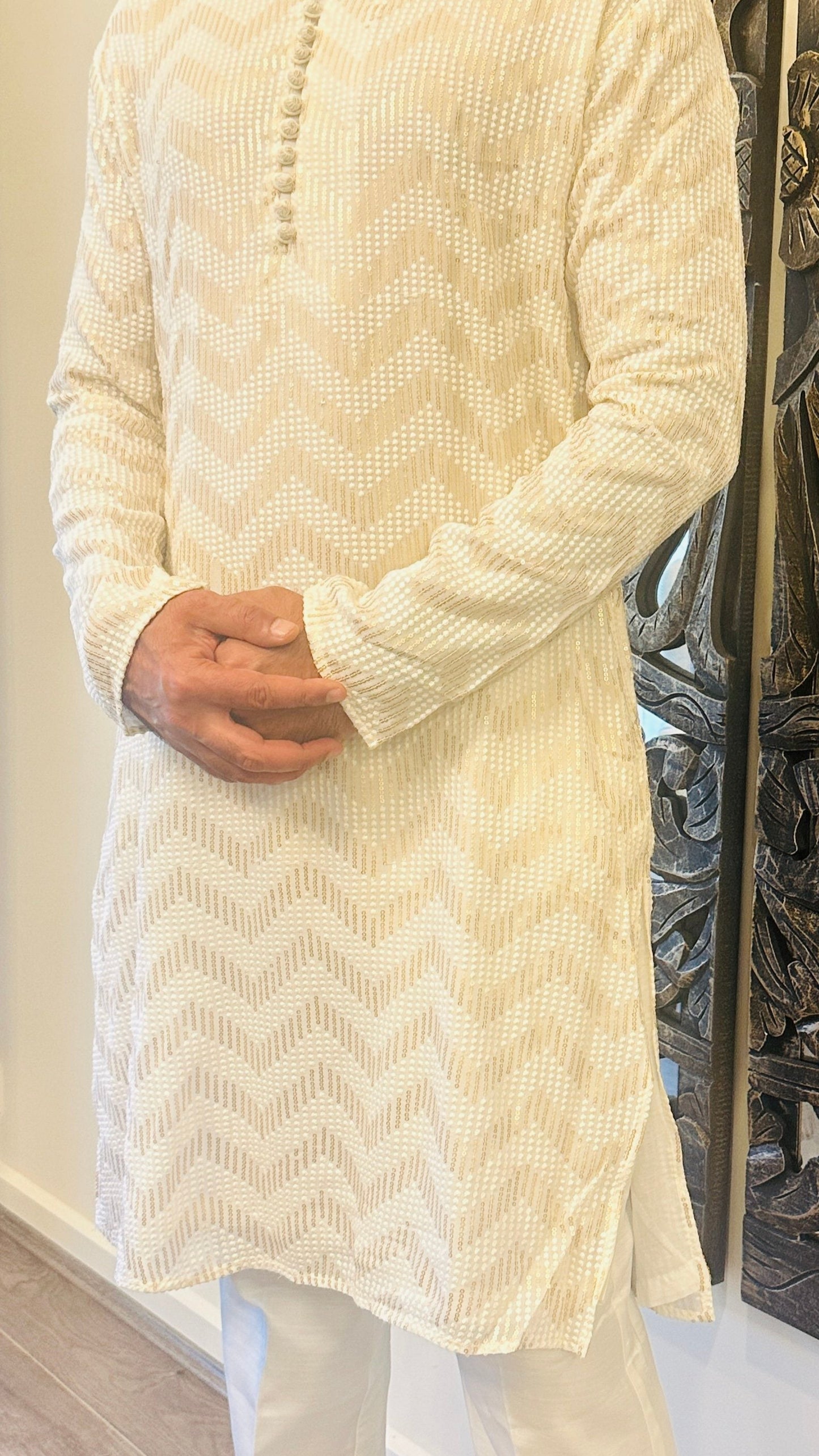 Musaafir - Chikan Sequins - Design 1665