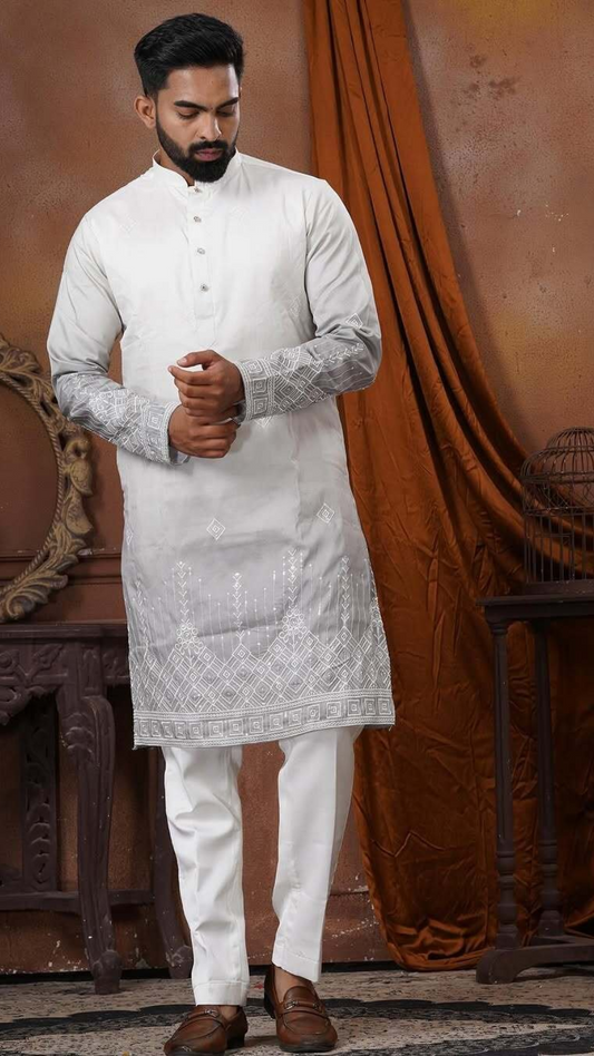 Kasheeda - Ombre Kurta Pajama - Heavy Daman Work