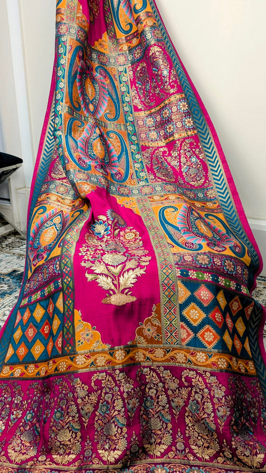 Raagya - Banarasi Dupatta - Red