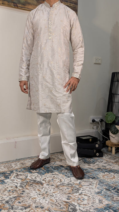 Kasheeda - Jaal Work - Embroidered Kurta Pajama
