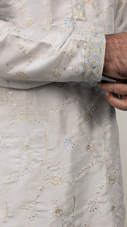 Kasheeda - Jaal Work - Embroidered Kurta Pajama