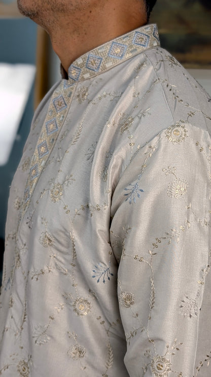 Kasheeda - Jaal Work - Embroidered Kurta Pajama