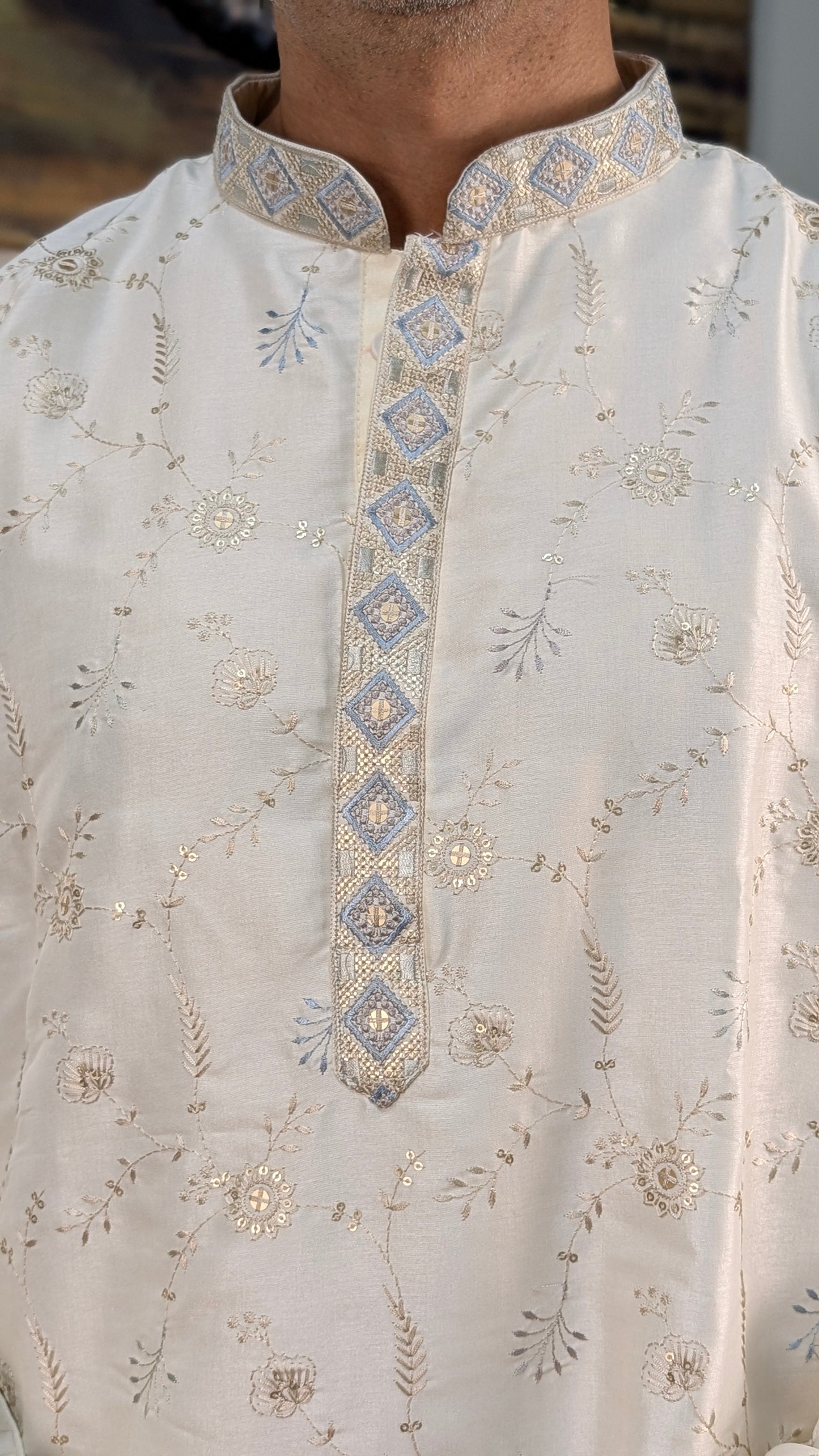 Kasheeda - Jaal Work - Embroidered Kurta Pajama