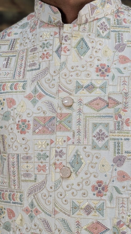 Kasheeda - Ivory Koti Kurta Set