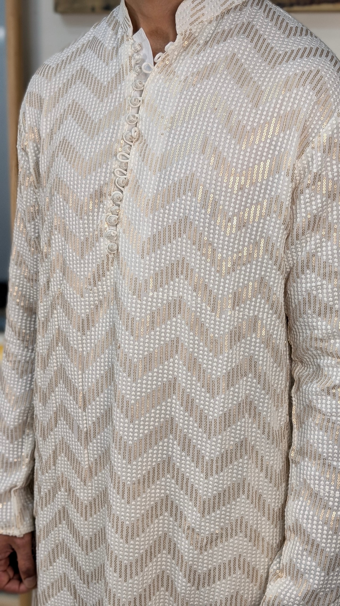 Musaafir - Chikan Sequins - Design 1665